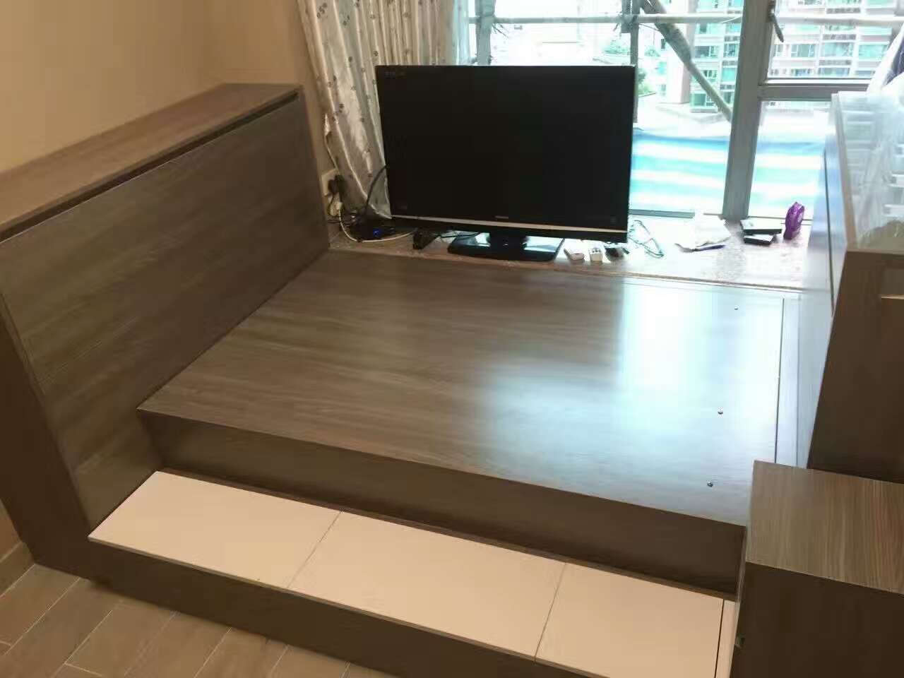 室內裝修工程實景：木工飾面與油漆完成面